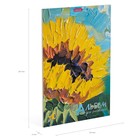 Альбом для рисования А4, 40 листов, блок 120 г/м², на клею, Erich Krause "Flowers", 100% белизна, твердая подложка - фото 7628598