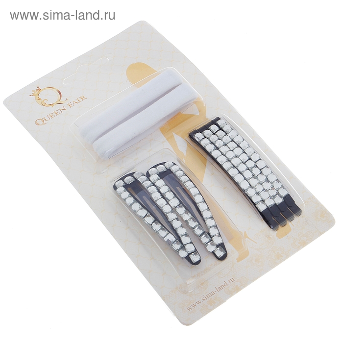 набор для волос 8 шт "Классика" белый - Фото 1