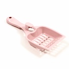 Туалет «Лекси» для кошек, с решёткой и совком 45×36×15 см, розовый - Фото 6