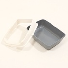 Лоток для кошек без сетки 50.5×39×23 см, серый - Фото 6