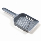 Лоток для кошек совок+ сетка 50.5×39×23 см, серый - Фото 7