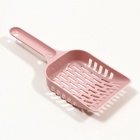 Лоток для кошек совок+ сетка 50.5×39×23 см, розовый - Фото 4