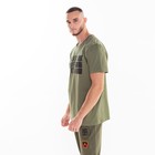 Футболка мужская, хаки, размер 44 (S) 7864987