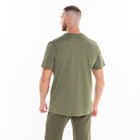 Футболка мужская, хаки, размер 44 (S) 7864987