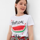 Костюм для девочки, цвет белый, рост 134 см 7876999 - фото 14046425