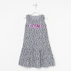 Платье для девочки, цвет серый, рост 92 см - фото 9751286