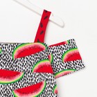 Платье для девочки, цвет белый/черный, рост 104 см - фото 804850458