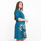 Платье женское, цвет синий, размер 50 - Фото 2