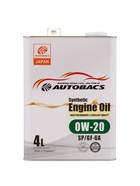 Масло моторное autobacs 0/20 synthetic, синтетическое, SP/GF-6, 4 л, A00032424 - Фото 3
