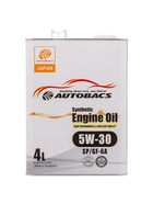Масло моторное autobacs 5/30 synthetic, синтетическое, SP/GF-6, 4 л, A00032428 - Фото 3
