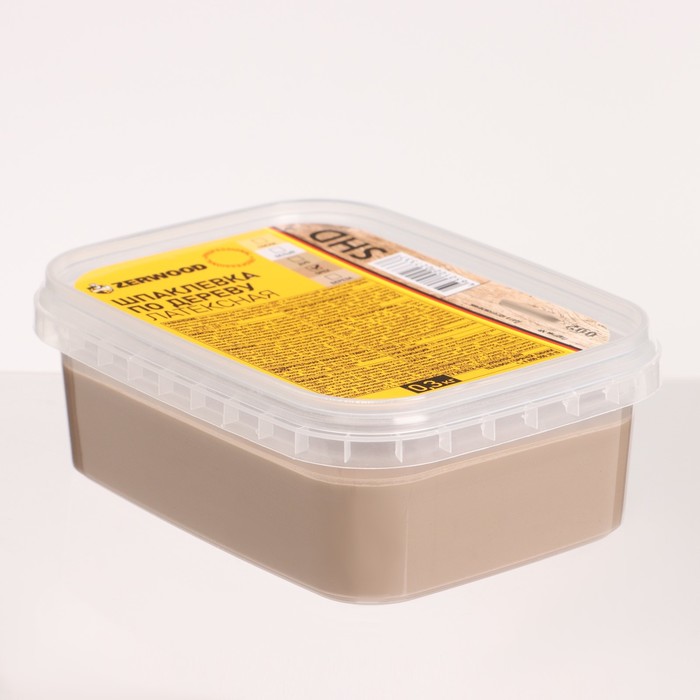 Шпаклевка ZERWOOD SHD по дереву латексная орех  0,3кг - Фото 1