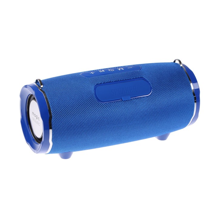 Портативная колонка SK1022, 30 Вт, 4400 мАч, microSD/USB/AUX/FM, BT 5.0, IPX4, синяя - фото 51321566 Портативная колонка SK1022, 30 Вт, 4400 мАч, microSD/USB/AUX/FM, BT 5.0, IPX4, синяя - фото 51321566