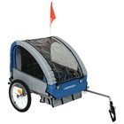 Велоприцеп для перевозки, сине-серый - фото 35045766