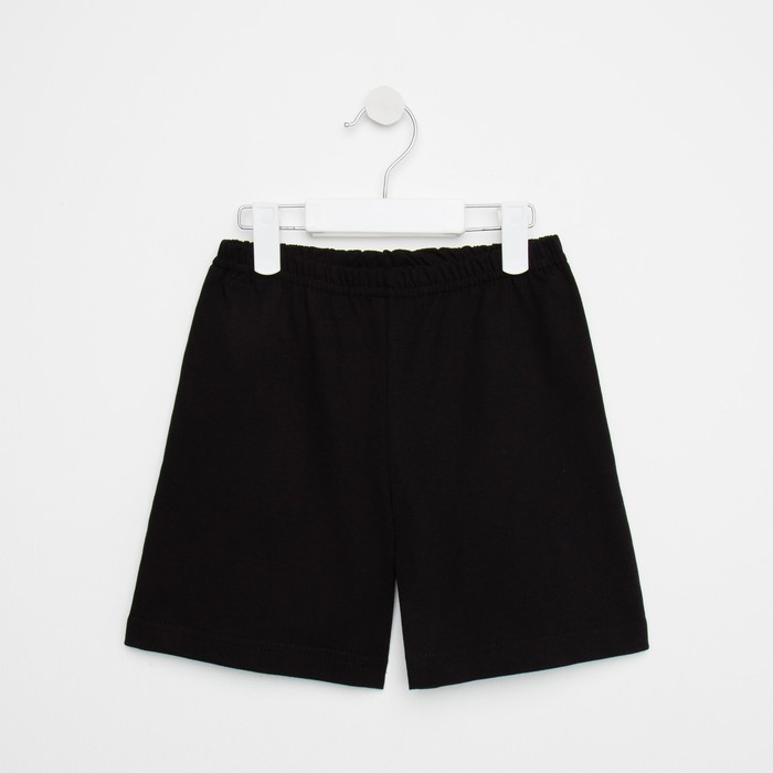 Шорты для мальчика, цвет черный, рост 152