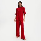 Комплект женский (футболка и брюки) KAFTAN Basic р. 40-42, красный 7677106 - фото 367659 Комплект женский (футболка и брюки) KAFTAN Basic р. 40-42, красный 7677106 - фото 367659