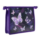 Папка для тетрадей, А5, пластиковая, 19×23×5 см «Бабочки» - Фото 2