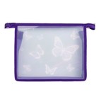 Папка для тетрадей, А5, пластиковая, 19×23×5 см «Бабочки» - Фото 3