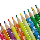 Карандаши 12 цветов Каляка-Маляка "Мультиколор", 3 цвета в грифеле - Фото 4