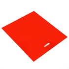 Пакет полиэтиленовый с вырубной ручкой, Красный 50-60 См, 70 мкм (50 шт) - фото 809299017