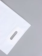 Пакет полиэтиленовый с вырубной ручкой, Белый 30-40 См, 30 мкм (50 шт) - фото 809299019