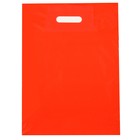 Пакет полиэтиленовый с вырубной ручкой, Красный 30-40 См, 30 мкм - фото 318891000