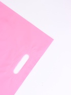 Пакет полиэтиленовый с вырубной ручкой, Розовый 30-40 См, 70 мкм 7819169