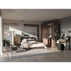 Комод напольный Nature 45, 600×434×1001 мм, цвет дуб табачный craft/чёрный - Фото 6