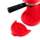 Кофеварка Kitfort КТ-760-1, рожковая, 800 Вт, 0.24 л, капучинатор, красная - фото 9583537