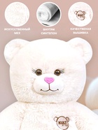 Мягкая игрушка «Медведь», в комплекте 3 открытки, белый, 40 см (65 см) - Фото 3