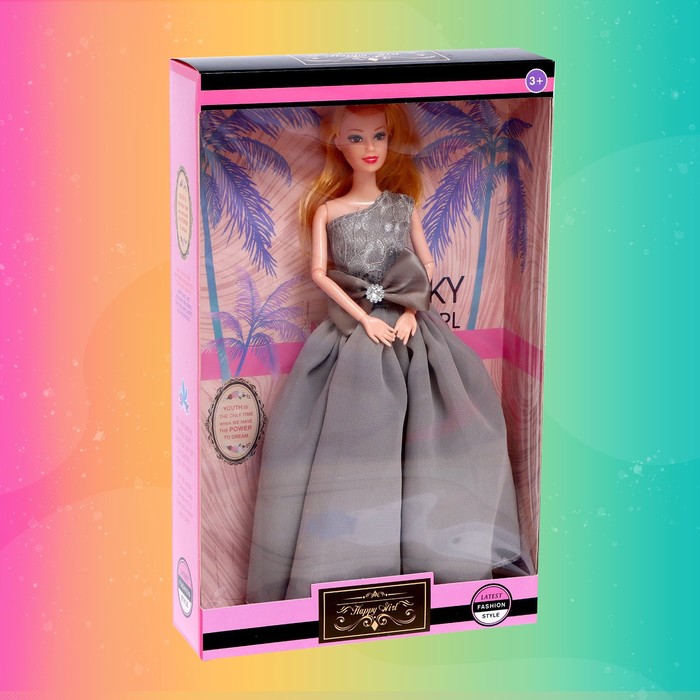 Кукла-модель «Миранда» в пышном платье, МИКС 54401