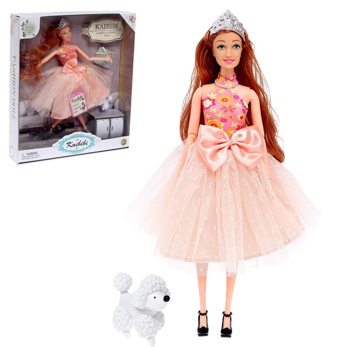 Кукла-модель «Алиса» в пышном платье, МИКС 54403