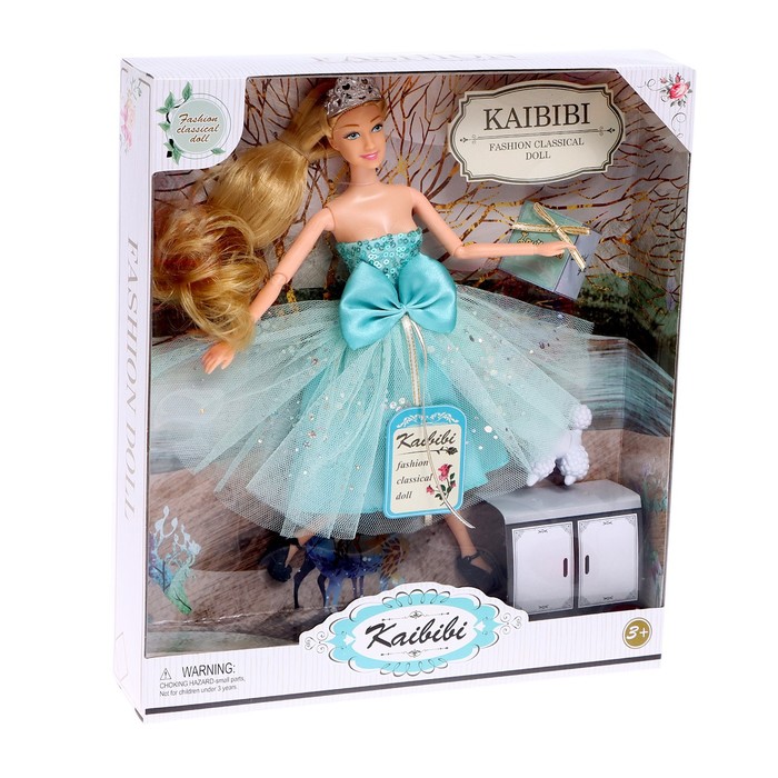 Кукла-модель «Алиса» в пышном платье, МИКС 54403