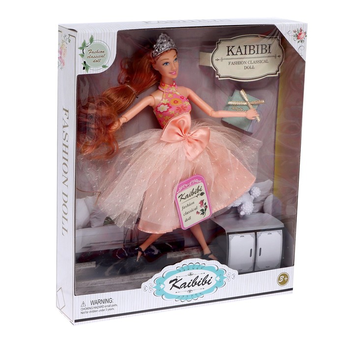 Кукла-модель «Алиса» в пышном платье, МИКС 54403