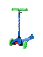 Самокат GRAFFITI, колёса световые PU 110/75 мм, ABEC 7, цвет синий - Фото 6