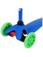 Самокат GRAFFITI, колёса световые PU 110/75 мм, ABEC 7, цвет синий - Фото 8