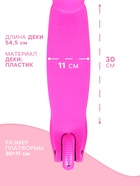 Самокат GRAFFITI, колёса световые PU 110/75 мм, ABEC 7, цвет розовый - Фото 4