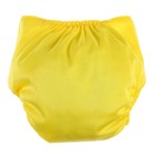 Многоразовый подгузник, цвет желтый - Фото 5
