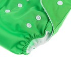Многоразовый подгузник, цвет зеленый - Фото 9