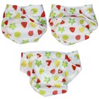 Многоразовый подгузник «Фрукты», 3-15 кг, белый, Крошка Я - Фото 10