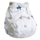 Многоразовый подгузник Крошка Я «Звезды», 3-15 кг, белый - Фото 6