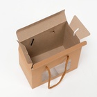 Коробка-пакет, с окном и ручками, крафтовая, 15×11×9 см 7644142 - фото 12599292 Коробка-пакет, с окном и ручками, крафтовая, 15×11×9 см 7644142 - фото 12599292