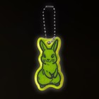 Светоотражающий элемент «Кролик», двусторонний, 3,2 × 5,9 см , цвет МИКС - Фото 4