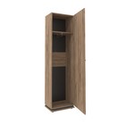 Шкаф для одежды и белья Nature 8, 560 × 416 × 2116 мм, цвет дуб табачный сraft / чёрный - Фото 2