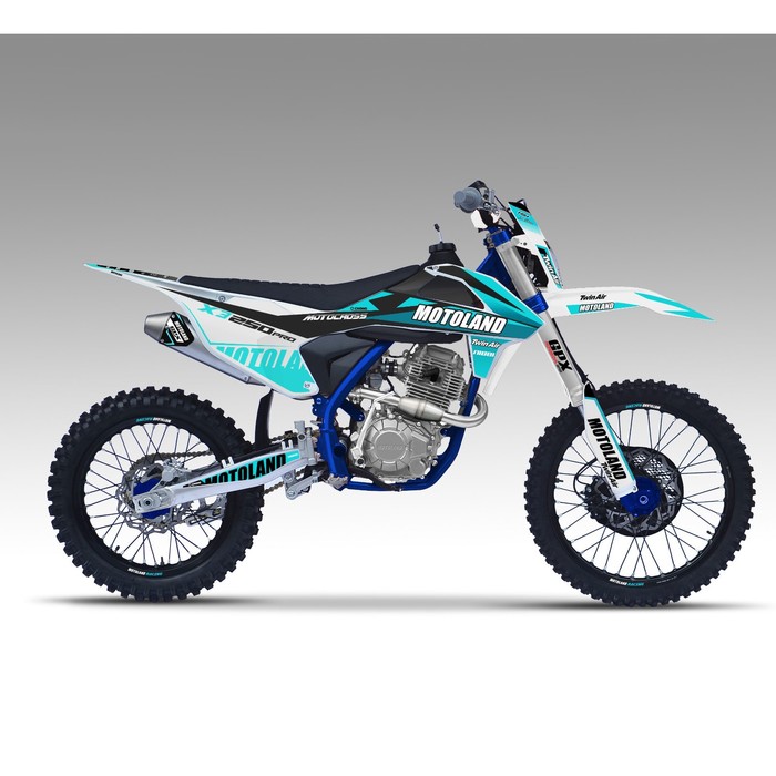 Кроссовый мотоцикл Motoland X3 250 PRO (172FMM), 250 см3, синий - Фото 1