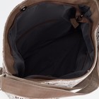 Сумка-хобо на молнии, цвет бежевый - Фото 3