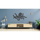 Настенное панно из дерева, сборная модель, EWA Design, Большой Осьминог - Фото 2