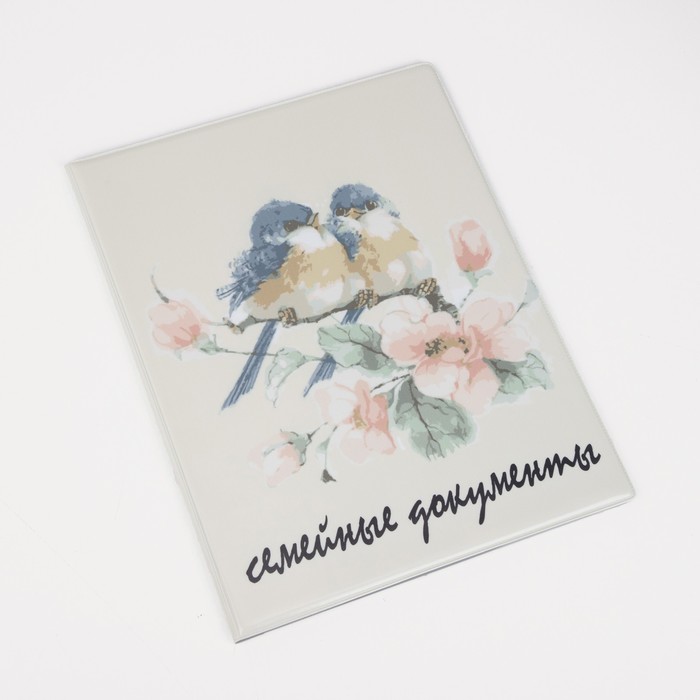 Папка для документов, 2 комплекта, цвет бежевый - Фото 1