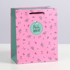 Набор подарочных пакетов "Романтика", 18 х 22,3 х 10 см - фото 46055060