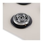 Варочная поверхность MAUNFELD EGHG.43.33CBG/G, газовая, 3 конфорки, бежевая - Фото 3