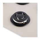 Варочная поверхность MAUNFELD EGHG.43.33CBG.R/G, газовая, 3 конфорки, бежевая - Фото 3